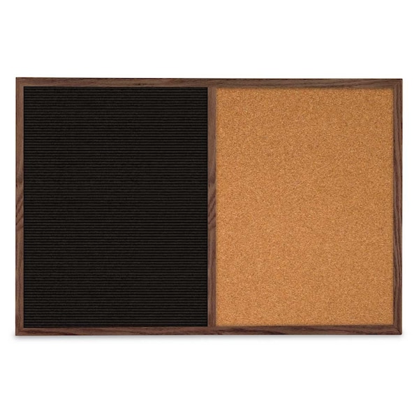 Slim Style Indoor Enclosed Corkboard, 36